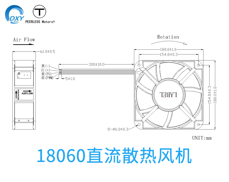 18060直流散熱風(fēng)機(jī)